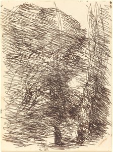 Le Rêveur sous les grands arbres, 1874