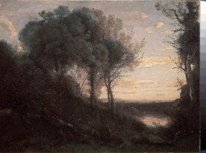 Soir - Jean Baptiste Camille Corot