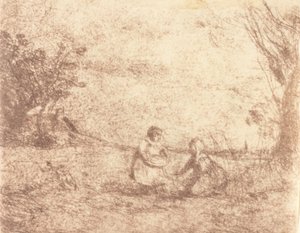 Les Enfants de la ferme, 1853 - Jean Baptiste Camille Corot