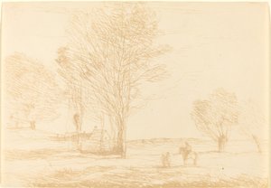 Cavalier arrêté dans la campagne, 1874