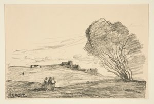 Le Fort détaché - Jean Baptiste Camille Corot