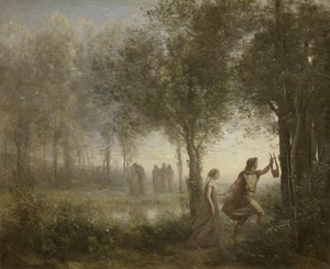 Orphée conduisant Eurydice hors des Enfers