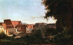 Le Colisée : Vue des jardins Farnèse, Rome, 1826