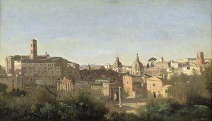 Le Forum vu des jardins Farnèse, Rome
