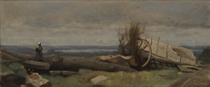 La plaine de la Beauce, vers 1840-45 - Jean Baptiste Camille Corot