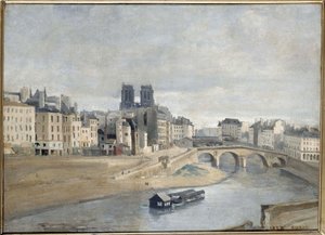 La Seine et le Quai des Orfèvres, 1835