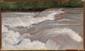 Le Velino au-dessus de la cascade de Terni - Jean Baptiste Camille Corot
