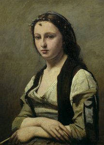 La Femme à la perle - Jean Baptiste Camille Corot