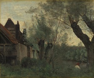 Saules et ferme à Sainte-Catherine-lès-Arras, 1871
