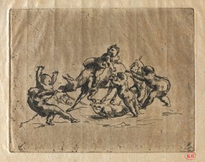 Bacchanale avec Enfants et Âne