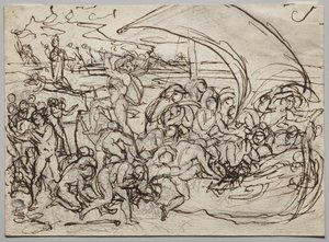 Charon et les âmes des morts
