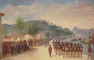 Embarquement à Praia Grande - Jean Baptiste Debret