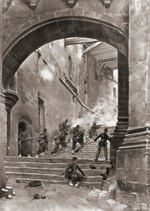 Soldats français au combat, Guerre franco-prussienne