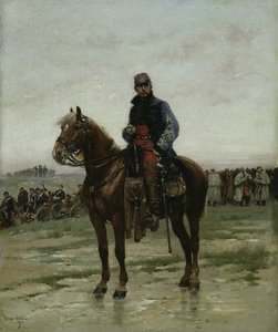 Un officier monté - Jean Baptiste Edouard Detaille