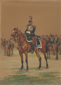 Cuirassier français, 1872