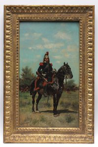 Officier de dragon monté
