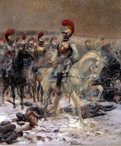 Campagne de Russie de 1812 : « Avant la charge, les carabiniers à Winkowo » - Jean Baptiste Edouard Detaille
