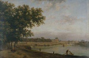 Les Tuileries et le Pont Royal - Jean Baptiste Genillion