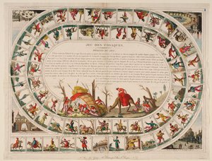 Jeu des Cosaques, 1815 - Jean Baptiste Genty
