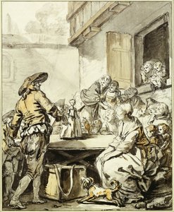 Savoyard avec une poupée dansante