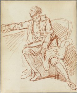 Gentleman assis - Jean Baptiste Greuze