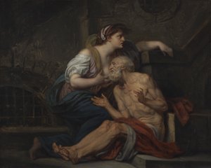Simon et Pero, Charité romaine, vers 1767 - Jean Baptiste Greuze