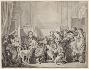 La fille coupable et repentante - Jean Baptiste Greuze