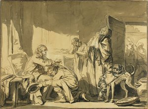 La bénédiction paternelle, ou le départ de Basile