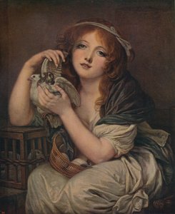 Femme avec des colombes, 1799-1800, vers 1915