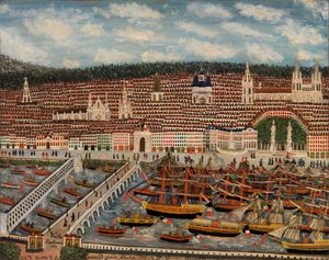 Vue de Bordeaux, 1884 - Jean Baptiste Guiraud