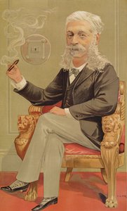 Baron Alphonse de Rothschild, illustration de Vanity Fair, 1894 - Jean Baptiste Guth