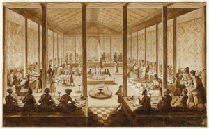 Scène de banquet oriental