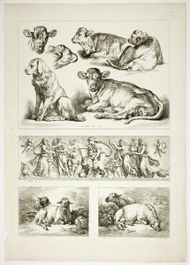 Planche 20 de 38 de Oeuvres de J. B. Huet - Jean Baptiste Huet