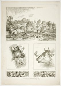 Planche quatre de 38 de Oeuvres de J. B. Huet