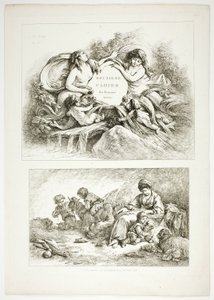 Planche Sept de 38, des Œuvres de J. B. Huet