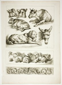 Planche Vingt de 38 des Œuvres de J. B. Huet