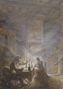 Le foyer fumant - Jean Baptiste Isabey