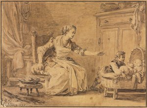 Sollicitude maternelle, 1777