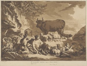 Ô combien les fermiers pourraient être extrêmement heureux, 1768 - Jean Baptiste Le Prince