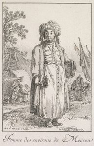 Femme de la banlieue de Moscou - Jean Baptiste Le Prince