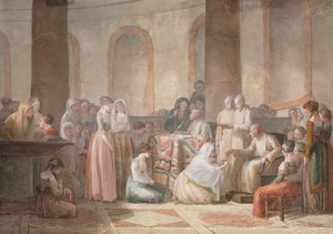 La distribution des chapelets - Jean Baptiste Mallet