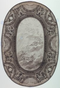 Dessin, Projet de décoration peinte du plafond d
