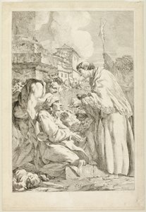Saint Charles Borromée bénissant les pestiférés