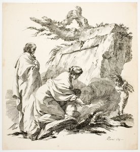 La fuite en Égypte - Jean Baptiste Marie Pierre