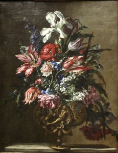 Fleurs dans un vase. - Jean Baptiste Monnoyer