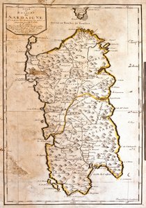 Carte du Royaume de Sardaigne (Italie) (gravure)
