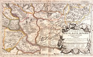 Carte de la partie orientale du Royaume de Hongrie