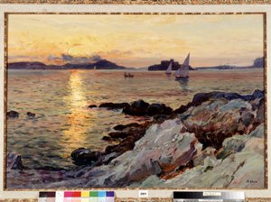 Coucher de soleil sur Frioul