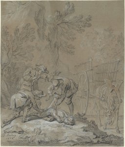 Ragotin lié par les parents du fou