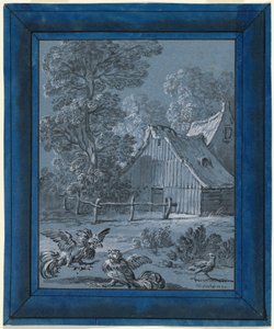 La perdrix et les coqs